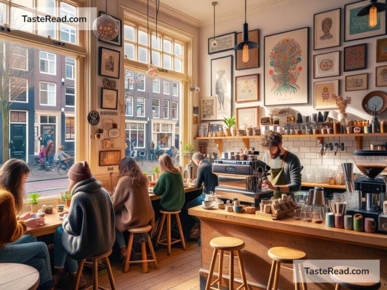 Coffee shops in Amsterdam showcasing local art