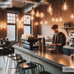 Coffee shops in Amsterdam with industrial-style interiors