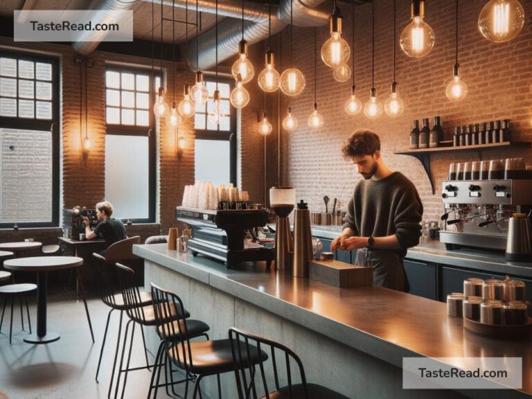 Coffee shops in Amsterdam with industrial-style interiors