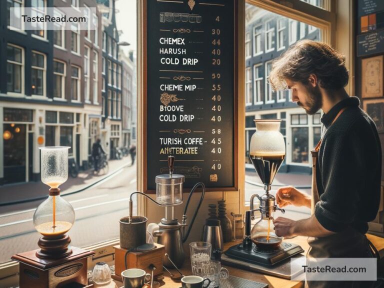 Coffee shops in Amsterdam with rare coffee techniques