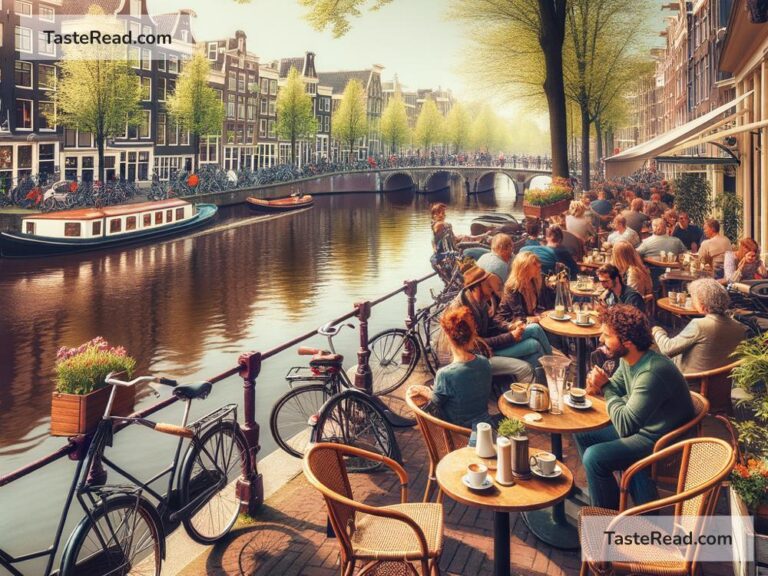 Coffee shops in Amsterdam with waterfront views