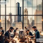 Coffee shops in Chicago near iconic landmarks
