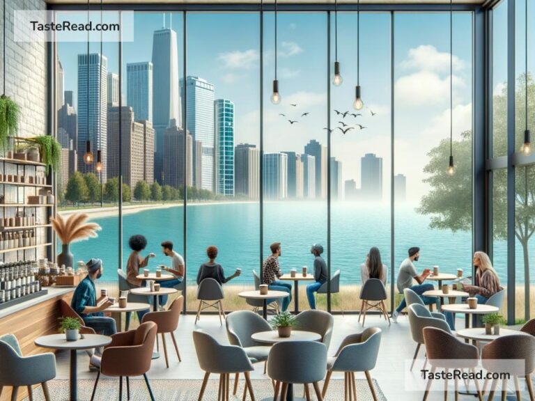 Coffee shops in Chicago with waterfront views