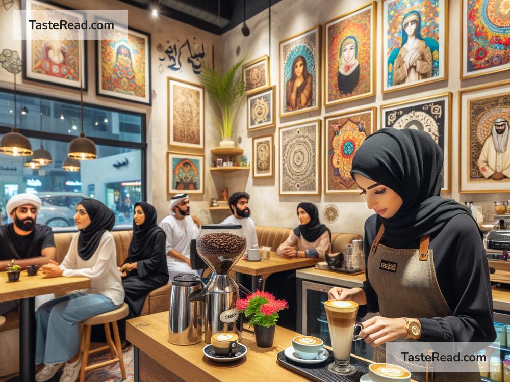 Coffee shops in Dubai showcasing local art