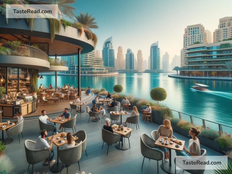 Coffee shops in Dubai with waterfront views