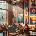 Coffee shops in Los Angeles with art displays