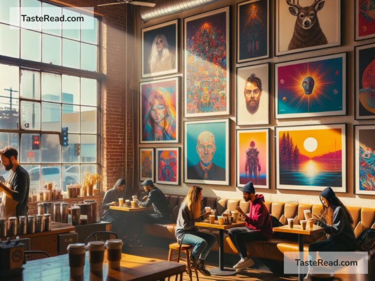 Coffee shops in Los Angeles with art displays