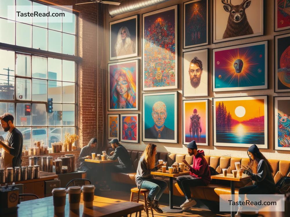 Coffee shops in Los Angeles with art displays
