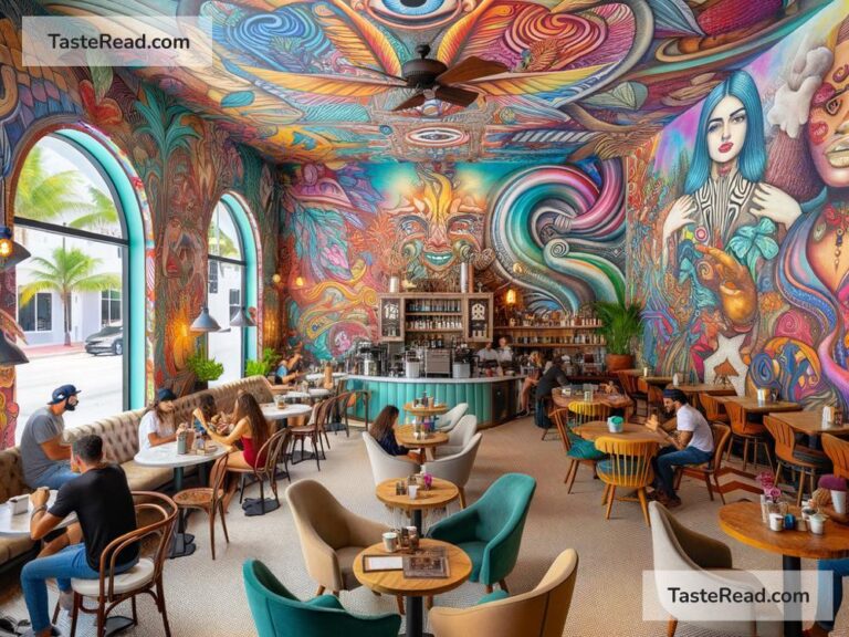 Coffee shops in Miami with artistic decor