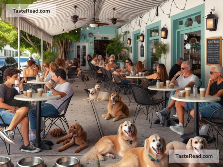 Coffee shops in Miami with pet-friendly patios