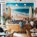 Coffee shops in New York with a beachy theme