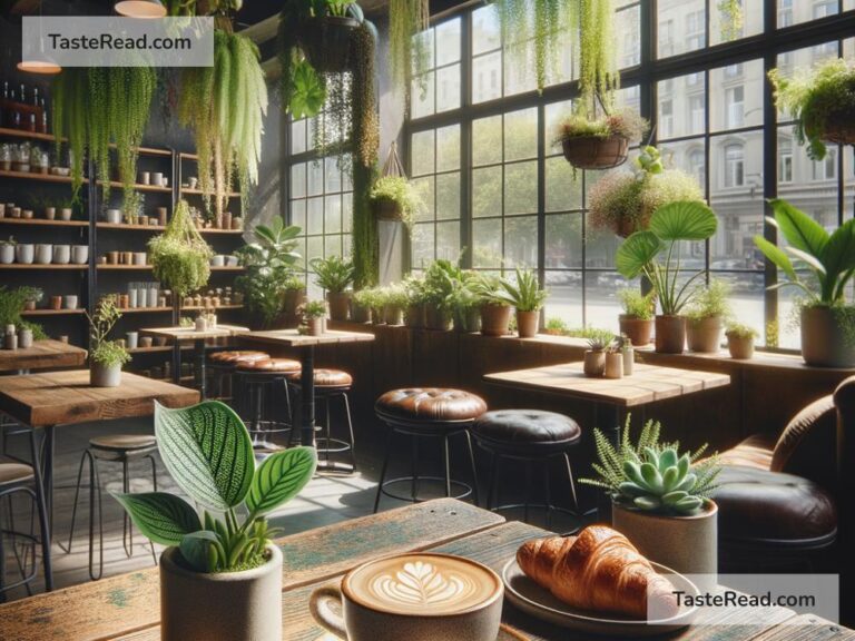 Coffee shops in New York with a botanical theme