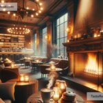 Coffee shops in New York with a cozy fireplace