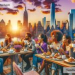 Coffee shops in New York with rooftop views