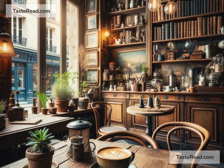 Coffee shops in Paris with antique aesthetics