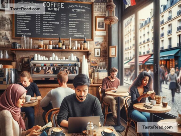 Coffee shops in Paris with international coffee blends