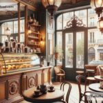 Coffee shops in Paris with vintage furniture
