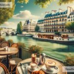 Coffee shops in Paris with waterfront views