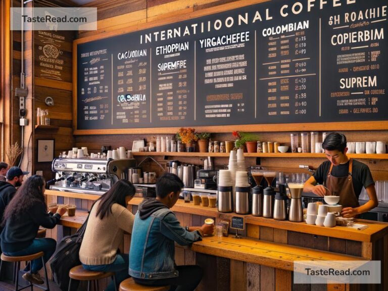 Coffee shops in San Francisco with international coffee blends