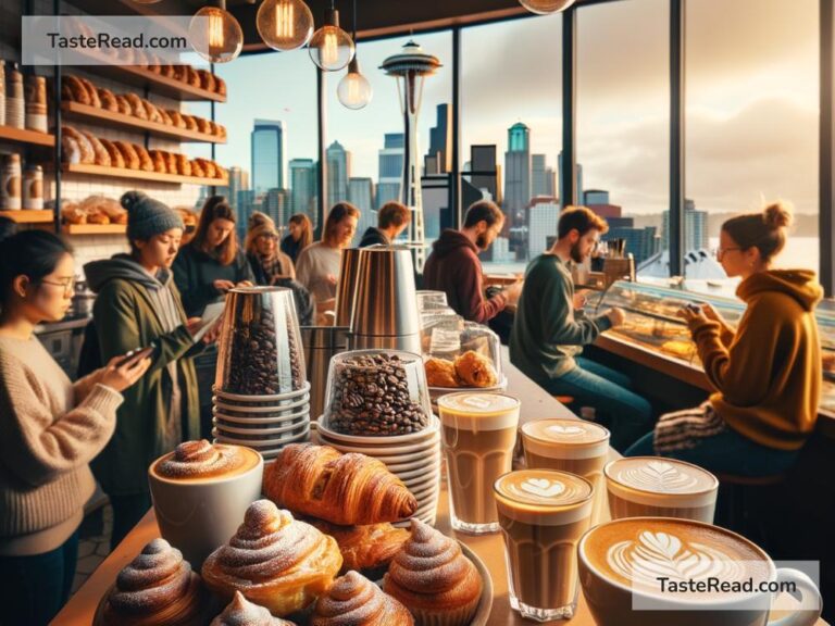 Coffee shops in Seattle near iconic landmarks