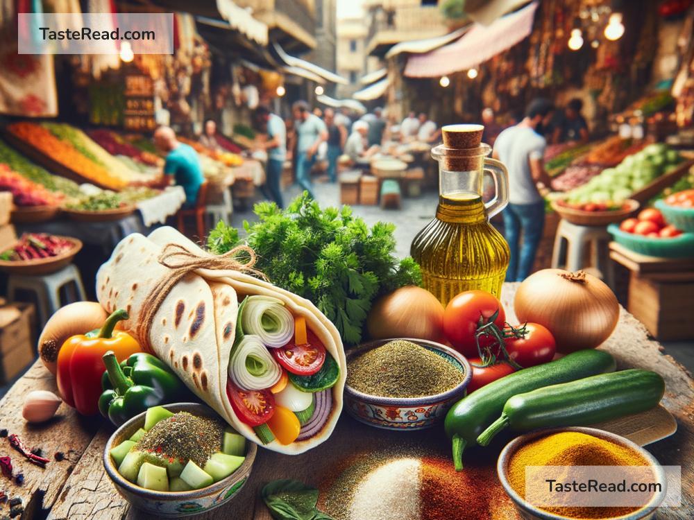 Discovering the Fresh Flavors of Zaatar-Lavash Wraps in Lebanon, Lebanon