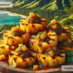 Discovering the Unique Blend of Juicy Grilled Pineapple Chutney in Hawaiian Cuisine, USA