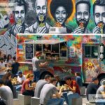 Discovering Urban Graffiti-Inspired Food Truck Creations in Los Angeles, USA