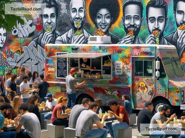 Discovering Urban Graffiti-Inspired Food Truck Creations in Los Angeles, USA