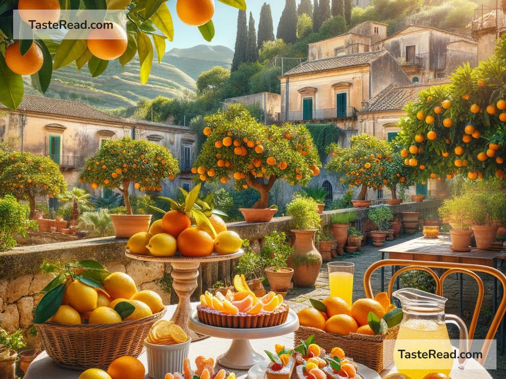 Discovering Zesty Citrus Desserts in Sicily, Italy