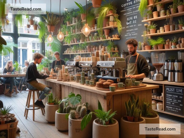 Eco-friendly coffee shops in Amsterdam