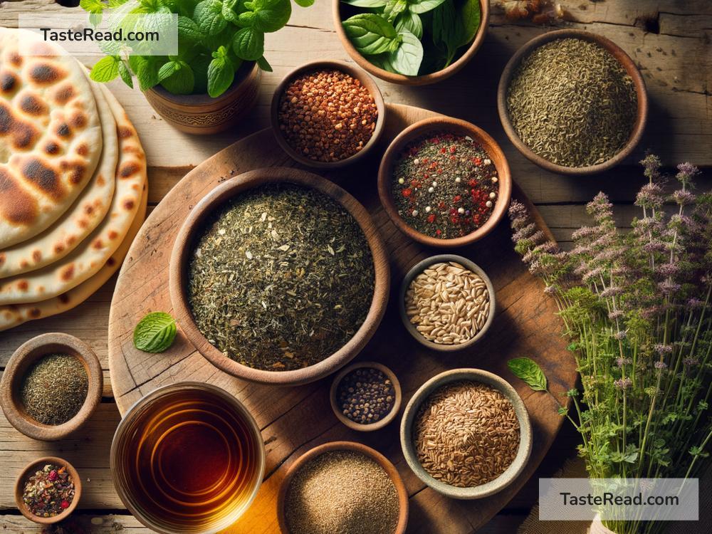 Exploring Herbal Infusions in Middle Eastern Zaatar Blends in Jordan, Jordan