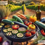 Exploring Rustic Grilled Vegetables in Provence, France