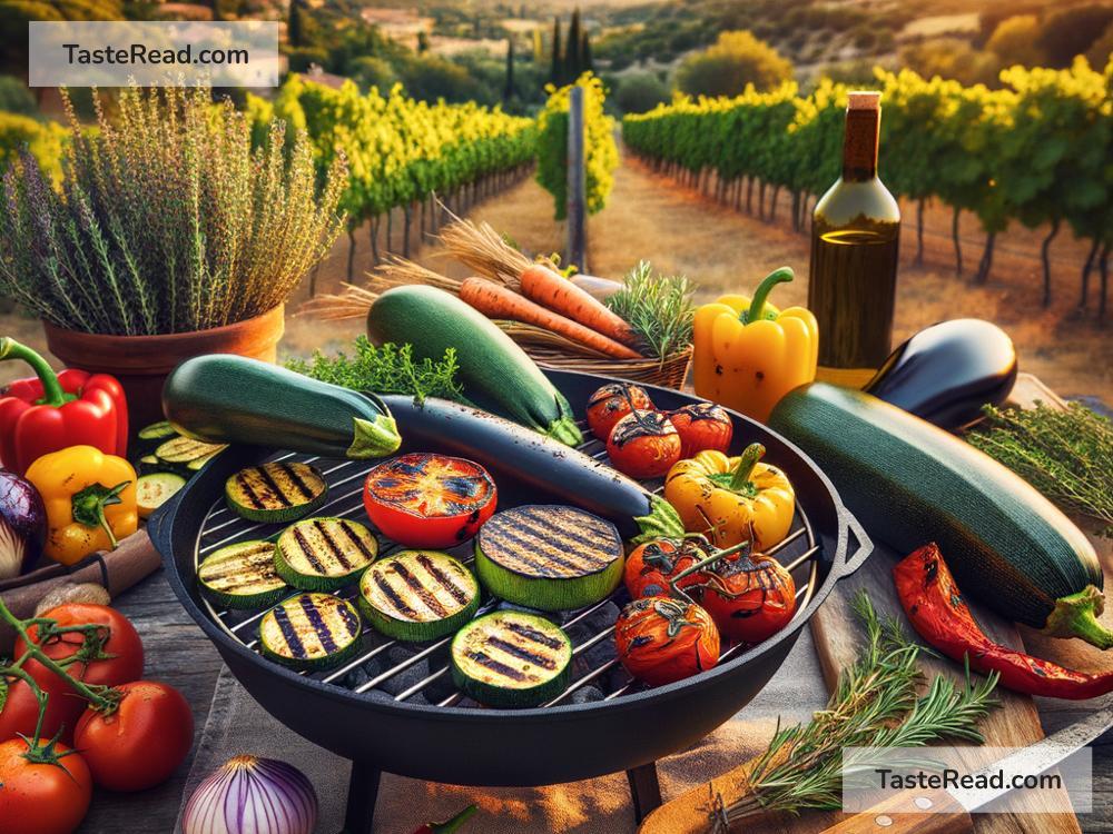 Exploring Rustic Grilled Vegetables in Provence, France