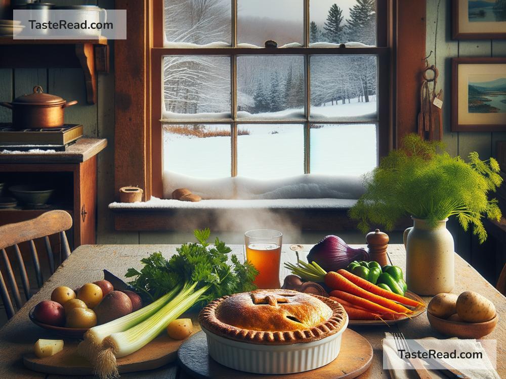 Exploring Rustic Turkey Pot Pie Traditions in Vermont, USA
