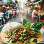 Exploring Spicy Thai Green Curry Delights in Bangkok, Thailand