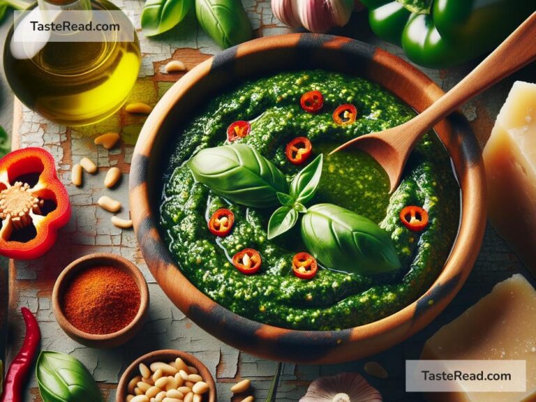 Exploring the Bold Pepper and Basil Pairings in Italian Pesto