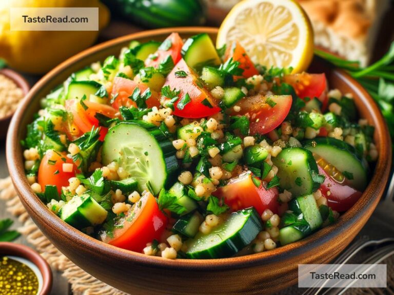 Exploring the Crisp and Refreshing World of Mediterranean Tabbouleh in Israel, Israel