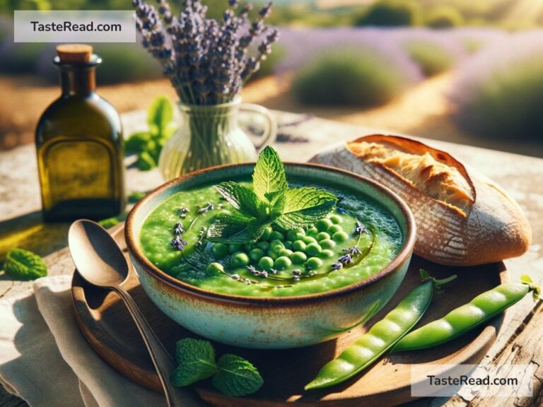 Exploring the Exquisite Flavors of Pea and Mint Soups in Provence, France