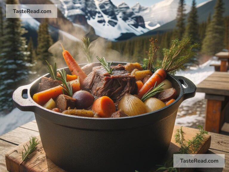 Exploring the Rich Tradition of Wild Game Stews in the Canadian Rockies, Canada