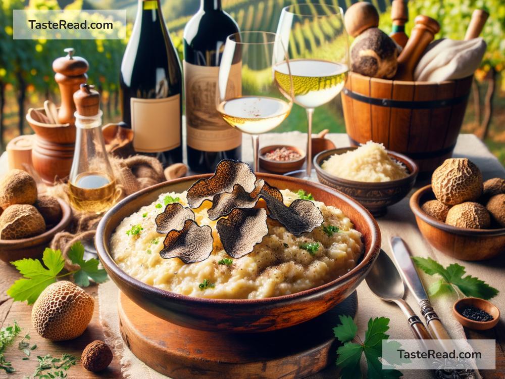 Exploring Vibrant Truffle-infused Risotto in Piedmont, Italy