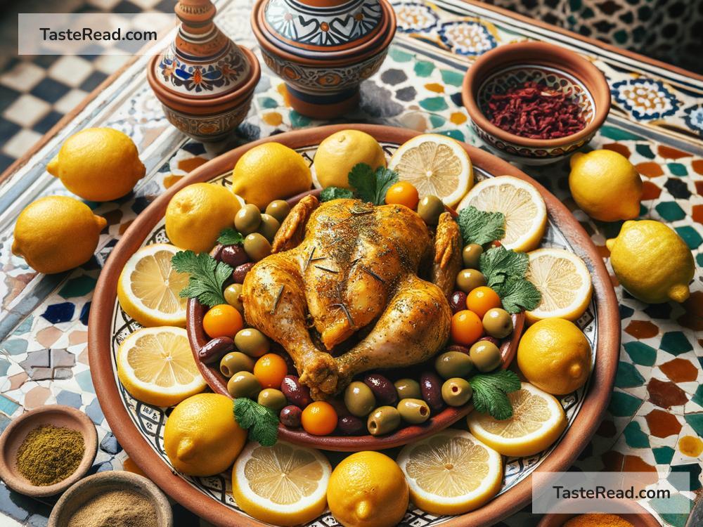 Exploring Zesty Lemon Chicken Tagine in Fez, Morocco