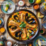Exploring Zesty Seafood Paella in Valencia, Spain