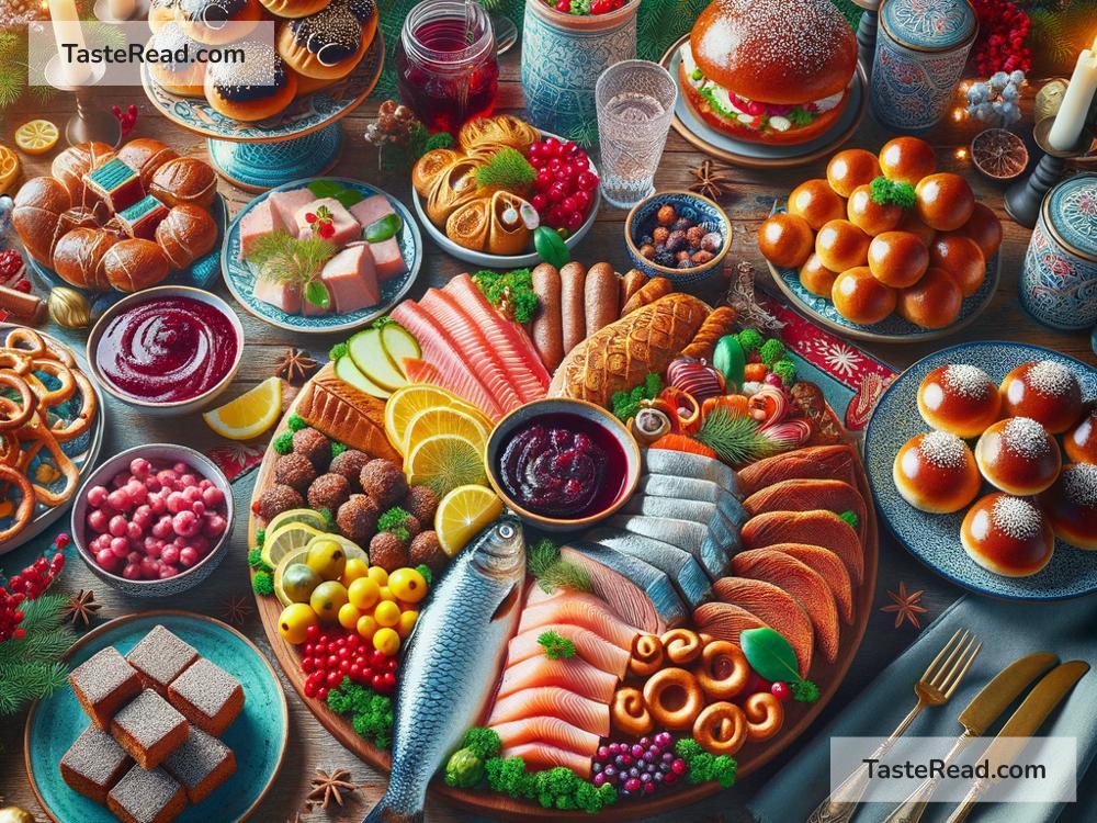 Festive Swedish smorgasbord traditions during holidays