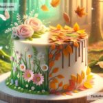 Fictional story of the cake that changes seasons
