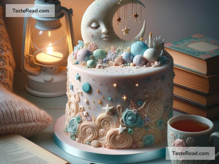 Fictional story of the cake that tells bedtime stories