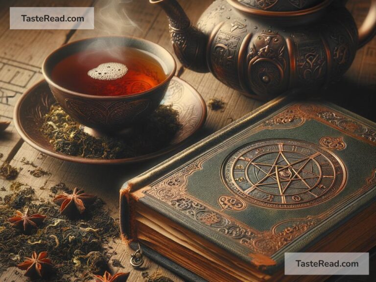 Fictional story of the tea leaves that predict the future