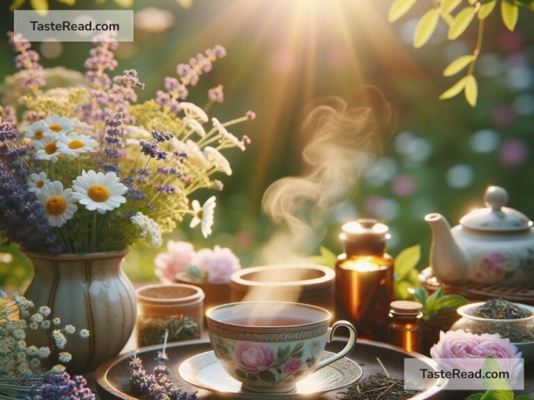 Fictional story of the tea that grants inner peace