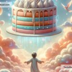 Fictional tale of the cake that floats in the air
