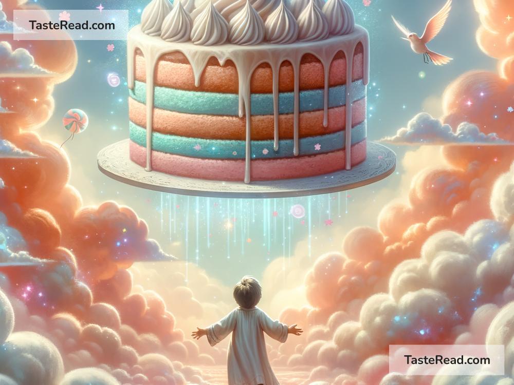 Fictional tale of the cake that floats in the air