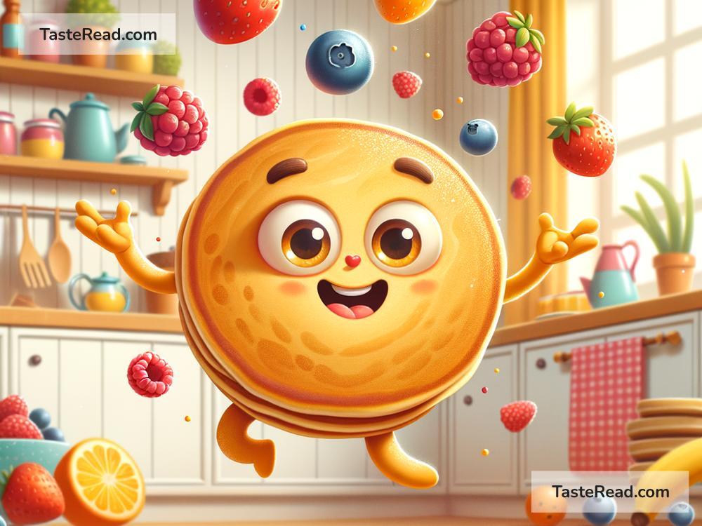 Fictional tale of the pancake that juggles berries